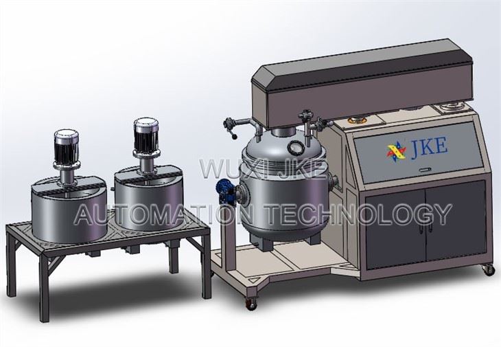 Cosmetic Cream Vacuum Emulsifying Mixer