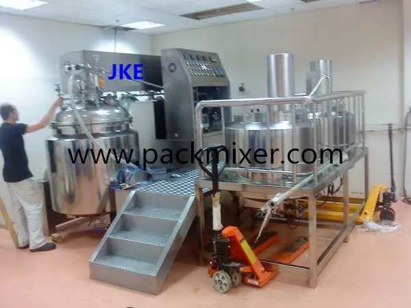 Vacuum Cosmetic Cream / Paste / Ointment Homogenizer